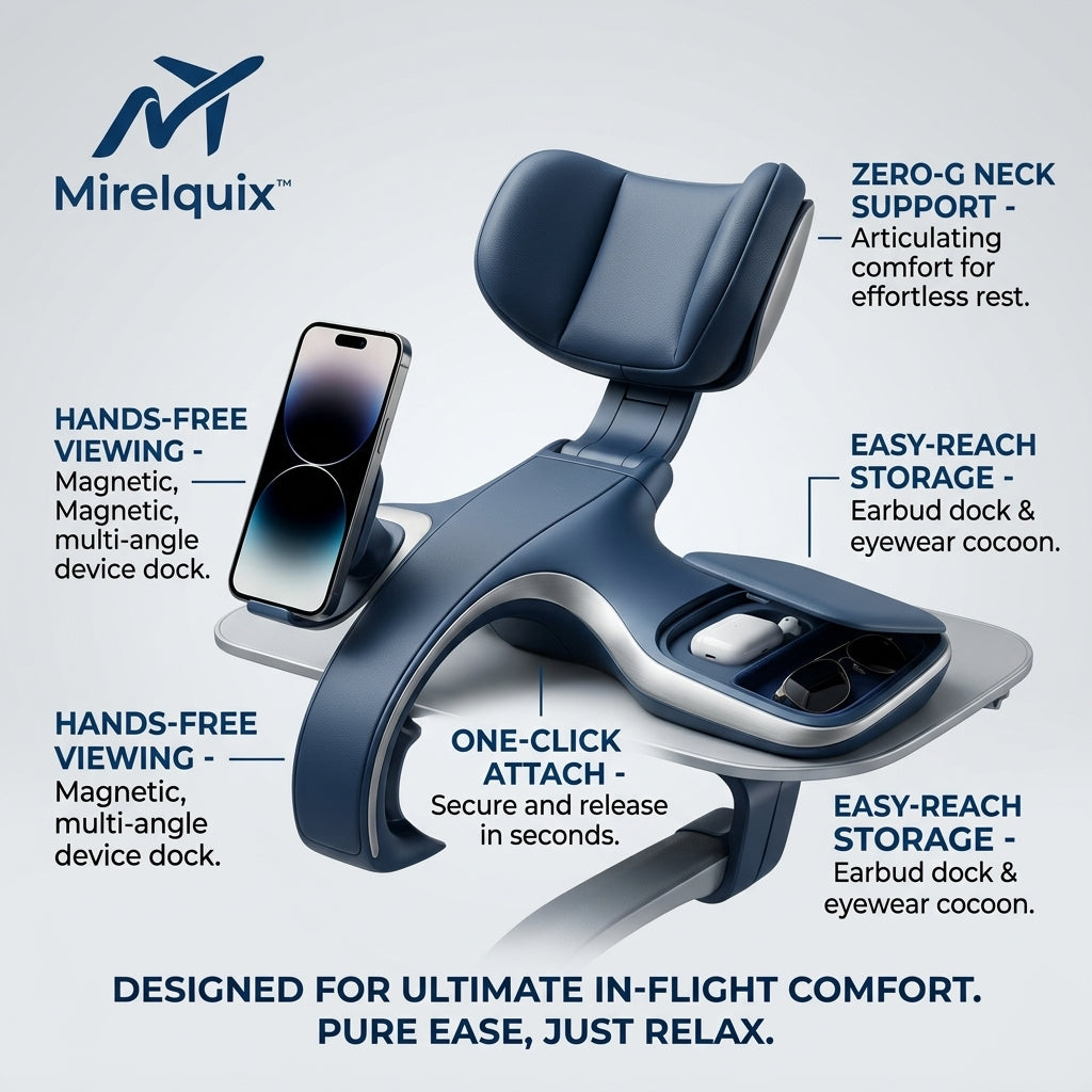 Mirelquix™ Ultimate In-Flight Comfort System
